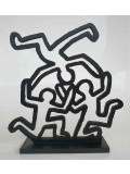 Pyb, 3 acrobates Haring, sculpture - Galerie de vente et d’achat d’art contemporain en ligne Artalistic
