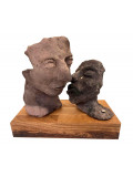 Olivier Vassout, Le baiser, sculpture - Galerie de vente et d’achat d’art contemporain en ligne Artalistic