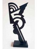 PyB, Tête Roy Lichtenstein, sculpture - Galerie de vente et d’achat d’art contemporain en ligne Artalistic