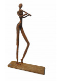 ChrisB, Montmartre au violon, sculpture - Galerie de vente et d’achat d’art contemporain en ligne Artalistic