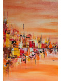 Locke Karine, Soleil couchant, Peinture - Galerie de vente et d’achat d’art contemporain en ligne Artalistic