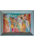 Helena Monniello, Sous le ciel de Paris, peinture - Galerie de vente et d’achat d’art contemporain en ligne Artalistic