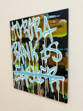 Karl Lagasse, To rob a bank is, peinture - Galerie de vente et d’achat d’art contemporain en ligne Artalistic