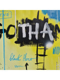 Piriongo, Black hero, peinture - Galerie de vente et d’achat d’art contemporain en ligne Artalistic