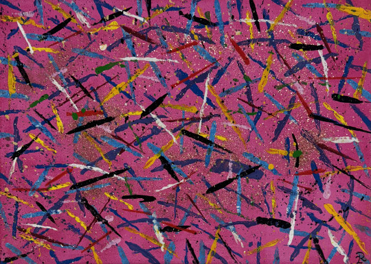 Pink paint