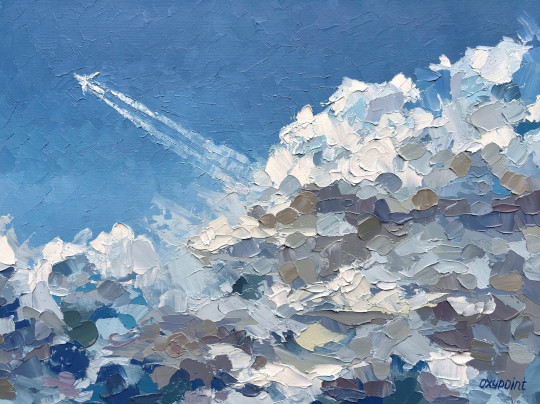 Through the clouds