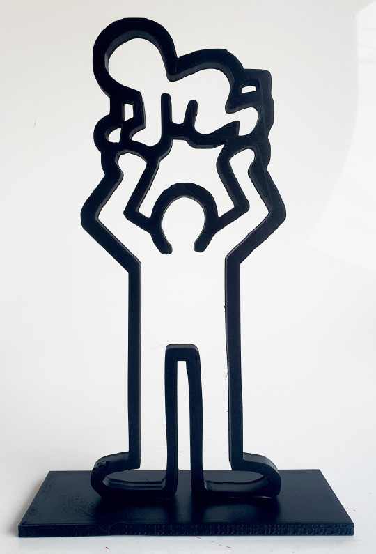 BOY BABY HARING sculpture POP street ART