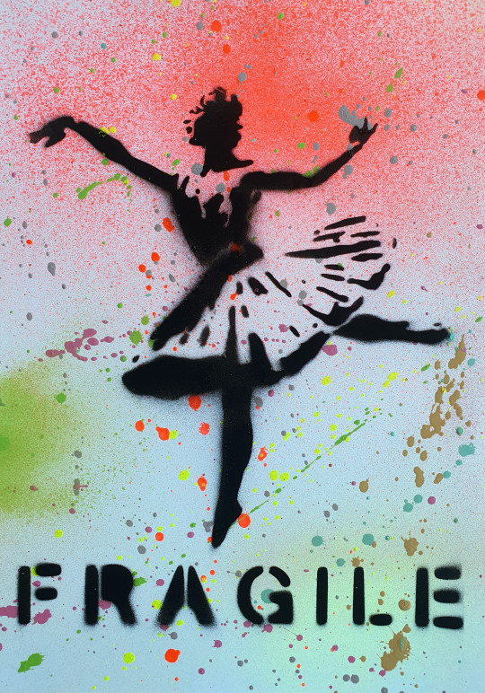danseuse balerine banksy