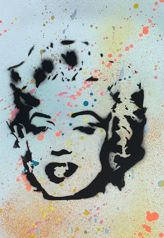Marylin Warhol  pochoir