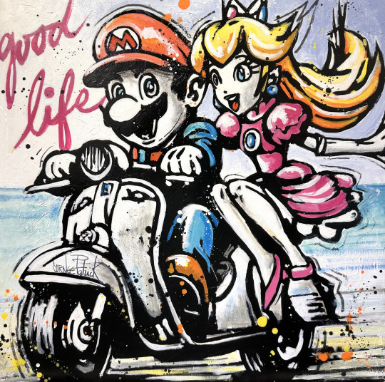 Super Mario et Princess Peach