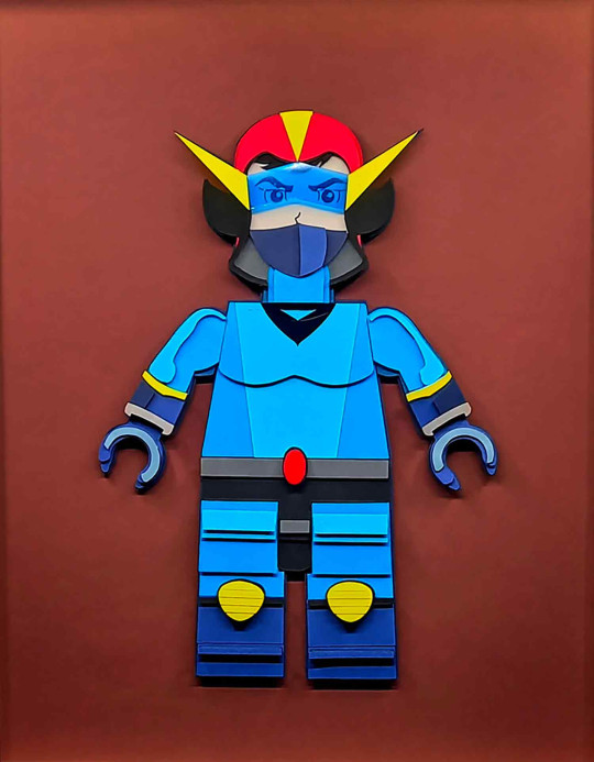 Alcor pilote dans la série Goldorak