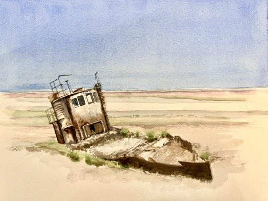 Désert, mer d'Aral