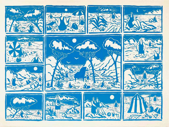 Composition dans l’azur