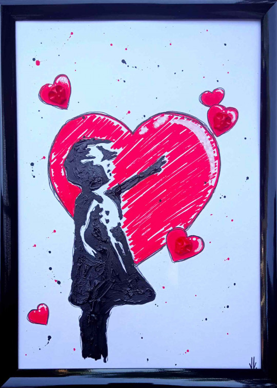 Banksyskull Heart