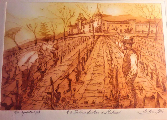 H.de Toulouse Lautrec  au Château de Malromé