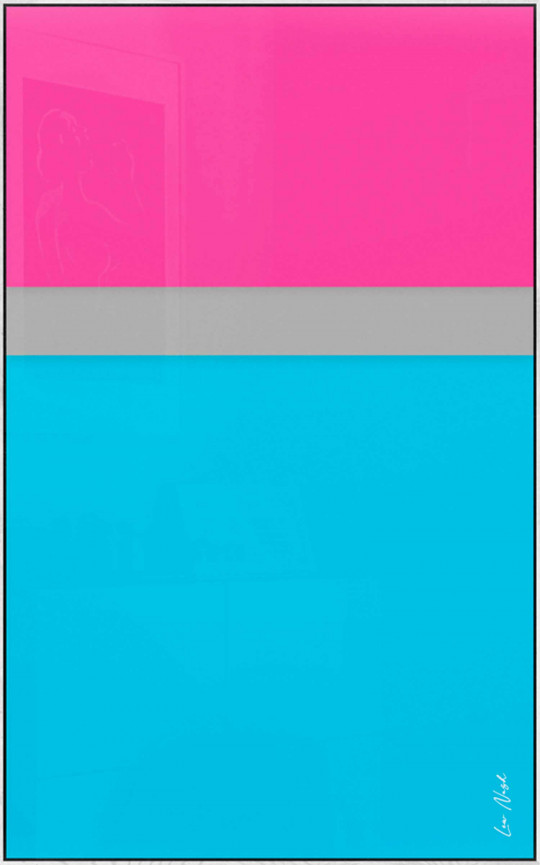 Abstraction in color by subtraction No.4 - Symphony of colors I.