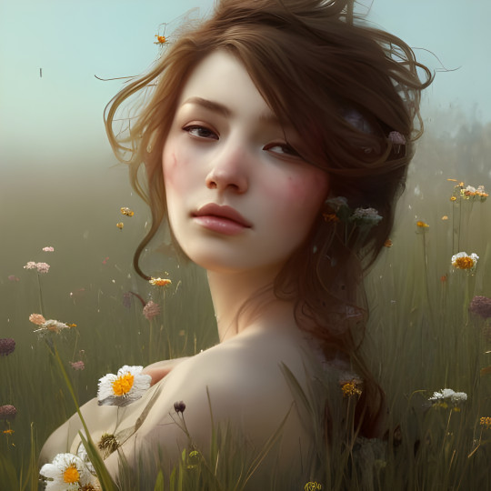 FILLE AUX FLEURS #1