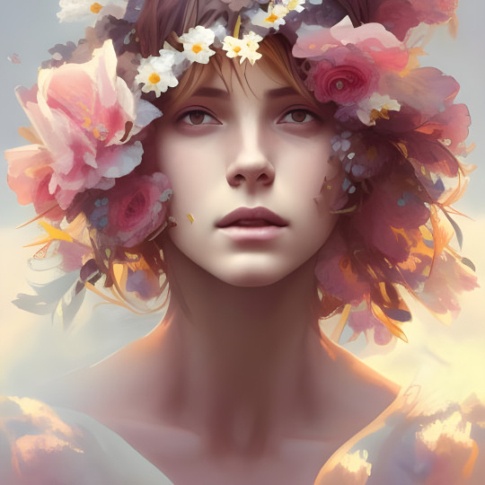 FILLE AUX FLEURS #7