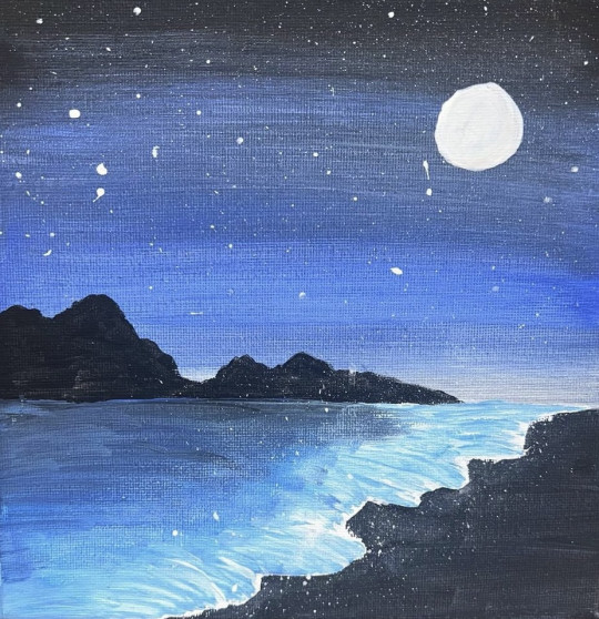 The sea paint
