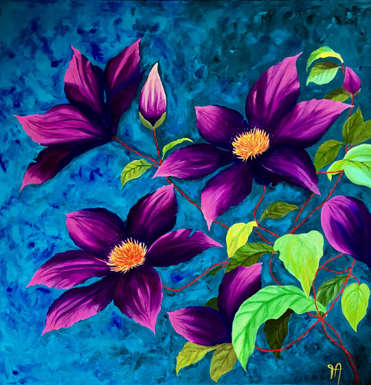 LE TEMPS DES CLEMATITES