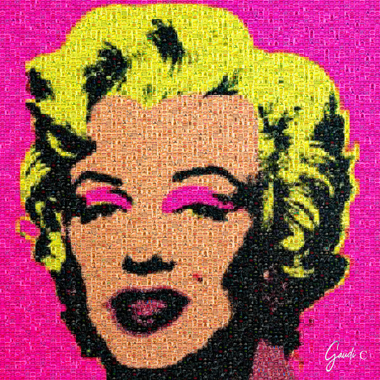 MARILYN Love mosaique Pop Art
