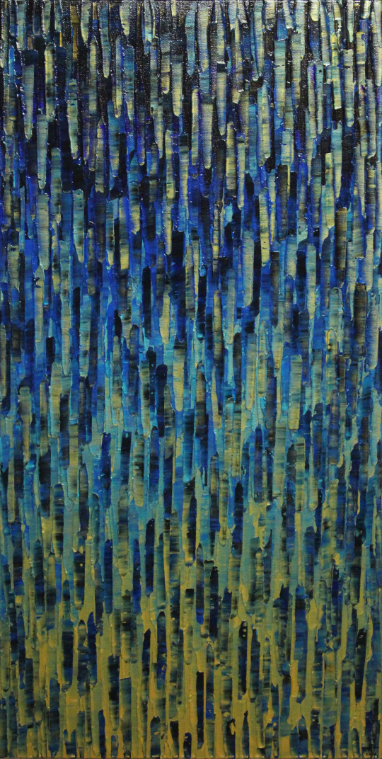 Matrice or bleue