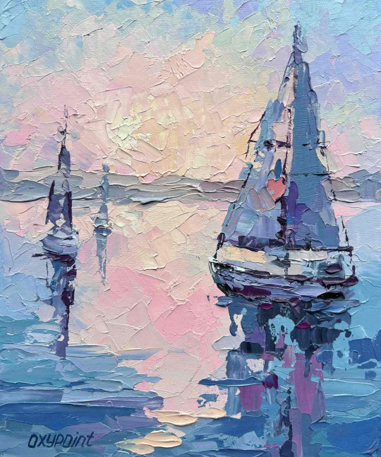 Serenity at Sunset on the Sea I