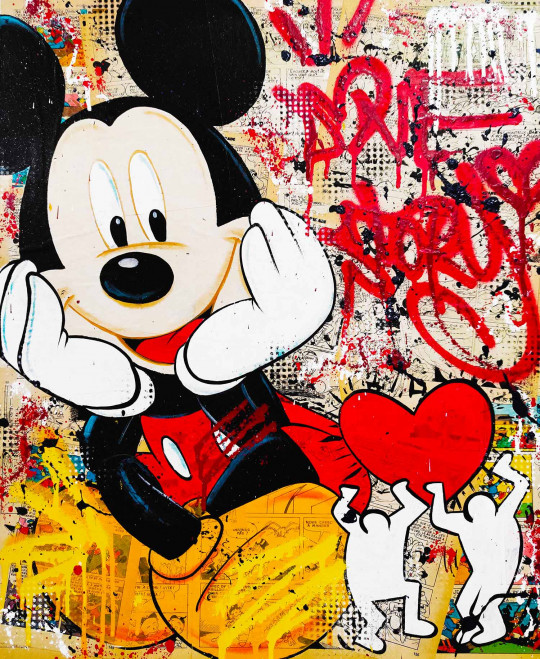 MICKEY VS KEITH HARING