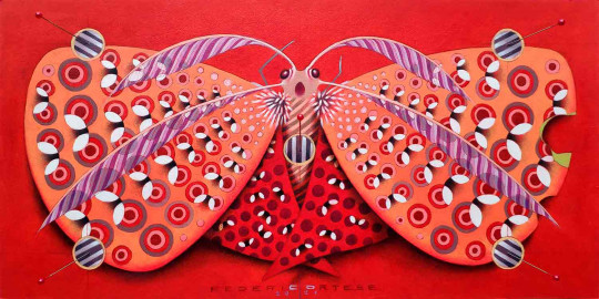 Chromatic butterfly - red
