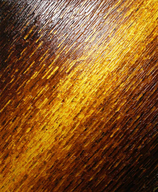 Texture couteau or marron