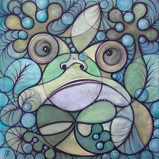 Carré de grenouille - Frog square