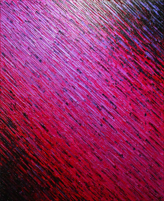 Texture couteau rose rouge iridescente