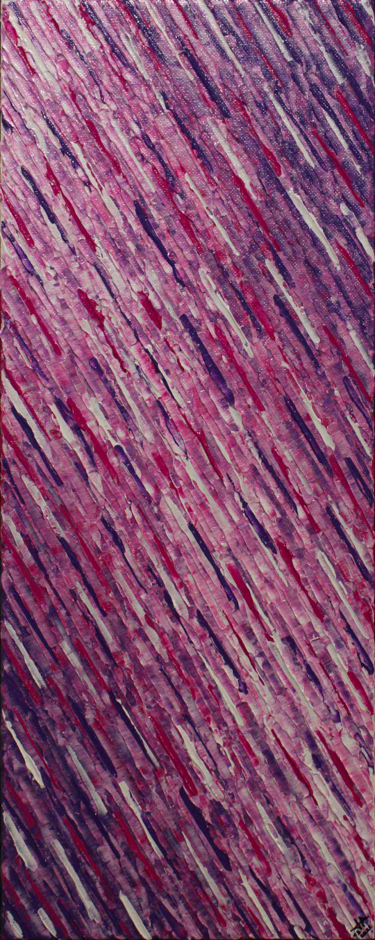 Texture couteau blanc rose violette