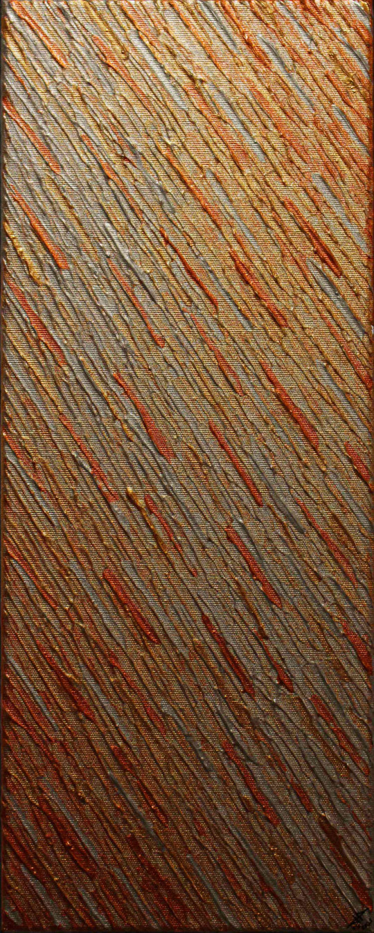 Texture couteau étain or cuivre