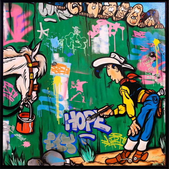 Lucky Luke Graffiti