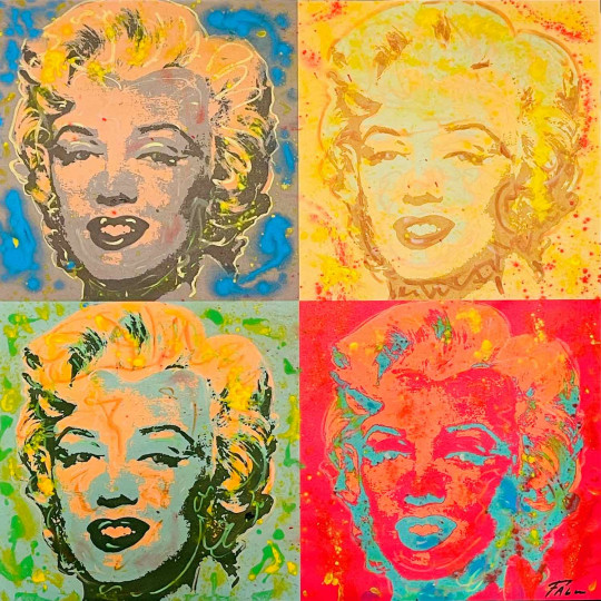 Four Warhol Marilyn