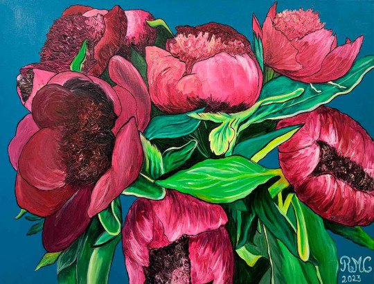 Pink peonies
