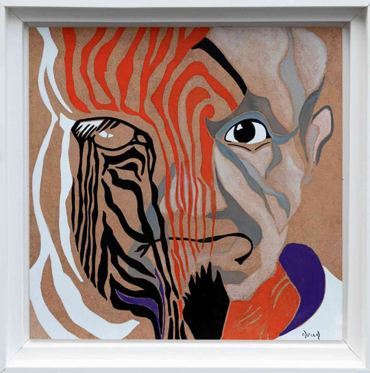 Équivoque graphique - série Portraits hybrides - Picasso