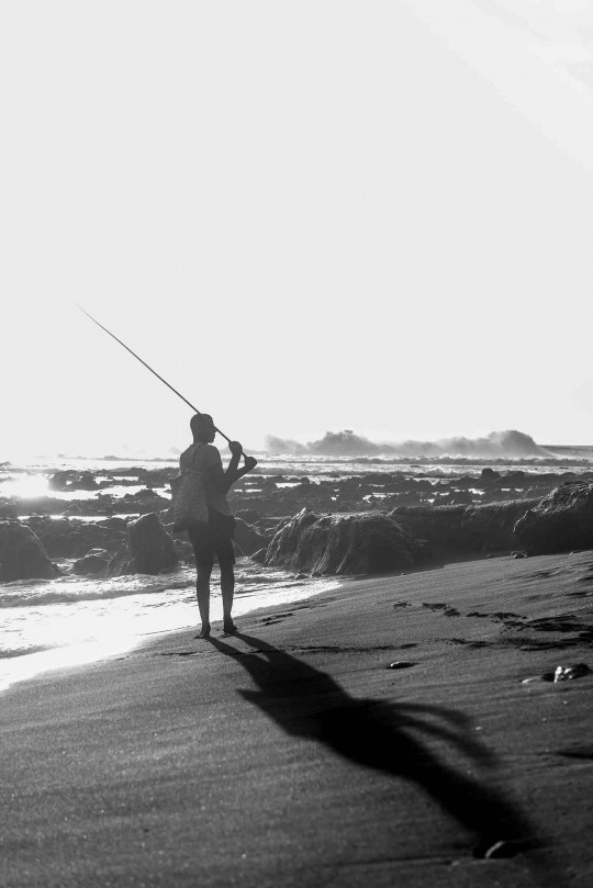 L'ombre d'un pêcheur