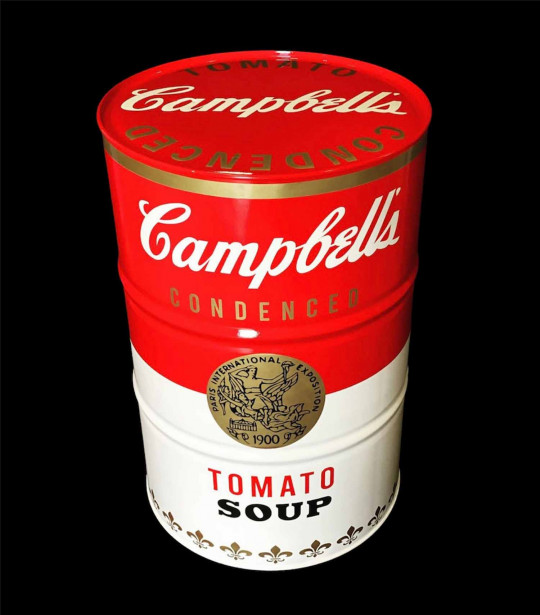 Baril Campbell's Tomato SOUP d'Andy Warhol