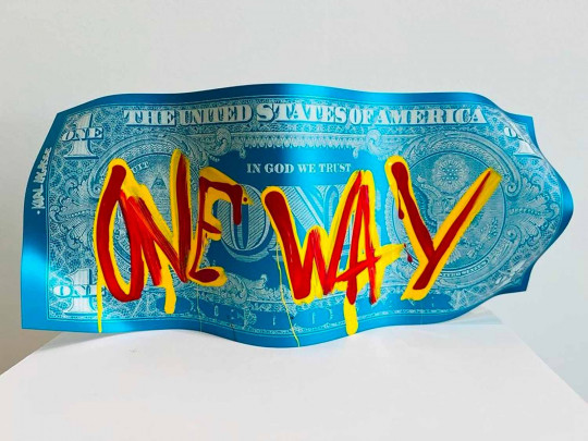 One Dollar One Way Blue Maldives