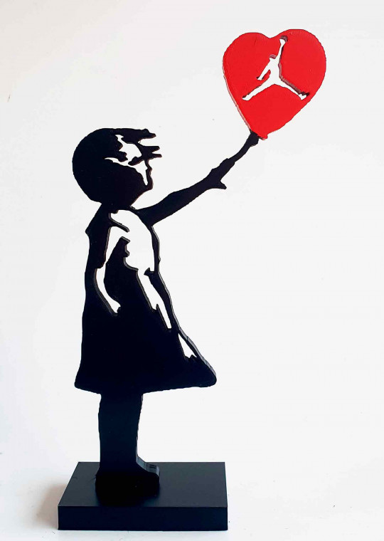 Girl Banksy jordan