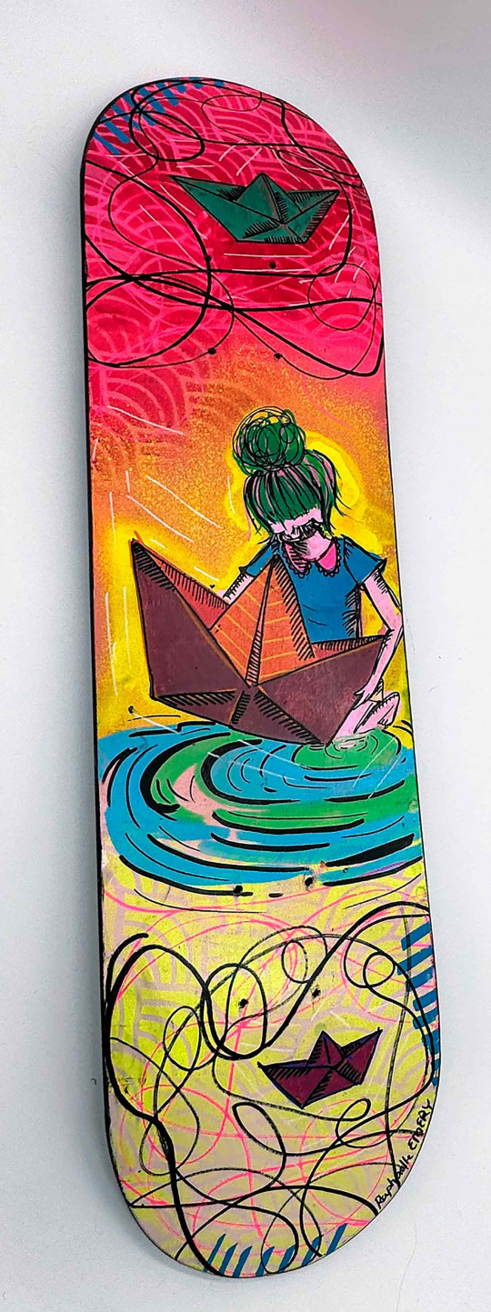 Skate Paper Boat