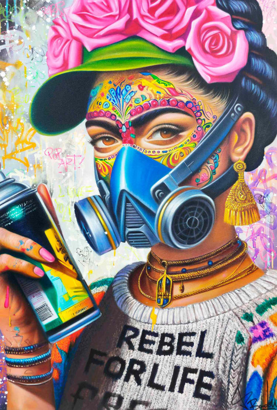 Frida Kahlo Street Art