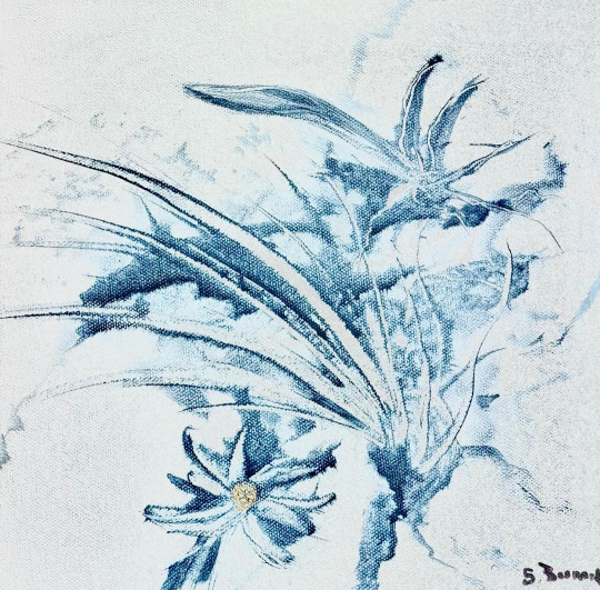 Carré bleu