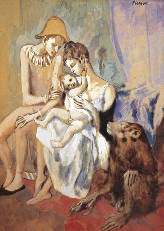 Picasso - Famille d’acrobates avec un singe 1905